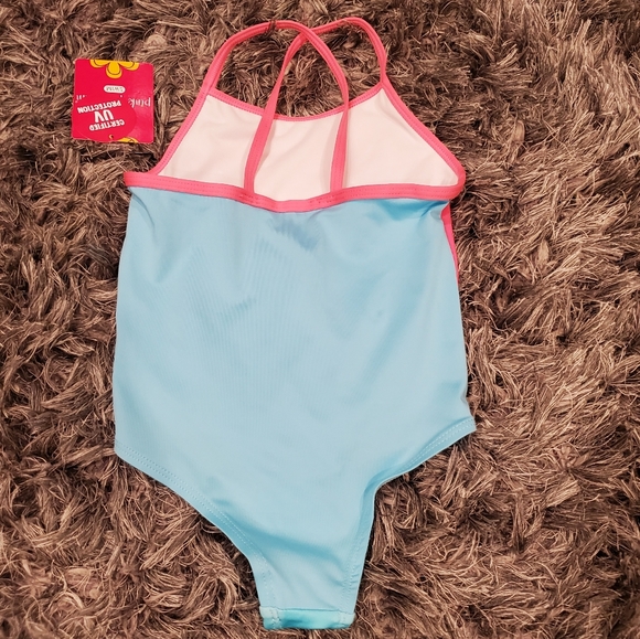 NWT Girl's Pink Platinum Swimsuit size 4T - Picture 5 of 5